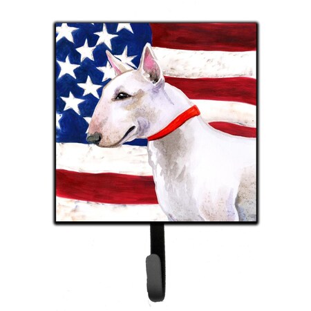 Carolines Treasures Bull Terrier Patriotic Leash or Key Holder BB9693SH4
